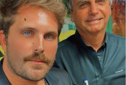 Thiago Gagliasso e Jair Bolsonaro