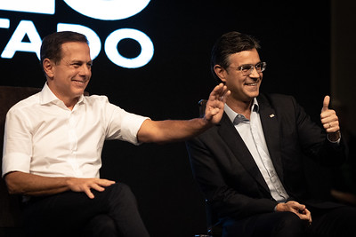 João Doria e Rodrigo Garcia tiveram as contas aprovadas pela Alesp - Metrópoles