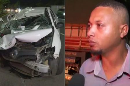 Acidente de carro com o ex-BBB Rodrigo Mussi
