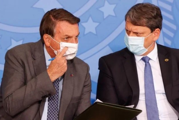 Bolsonaro e Tarcísio de Freitas, Ex-ministro da Infraestrutura do Brasil- Metrópoles