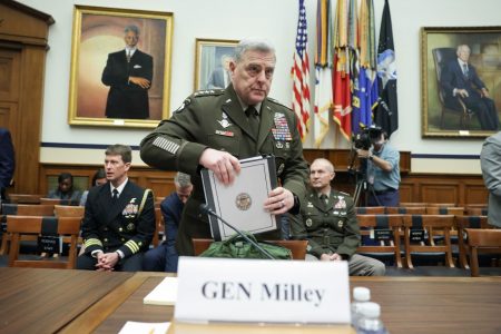 chefe do Estado-Maior Conjunto dos Estados Unidos, general do Exército Mark Milley,