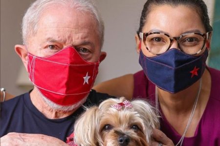 ex-presidente Lula e a noiva Janja - Metrópoles
