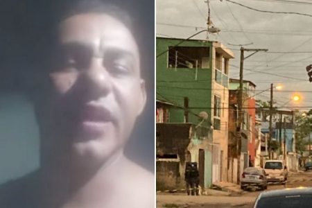homem faz live para explicar tiro em esposa
