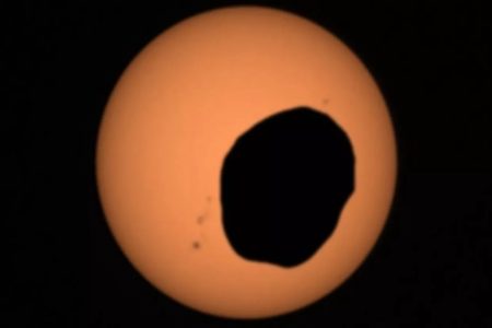 Eclipse em Marte