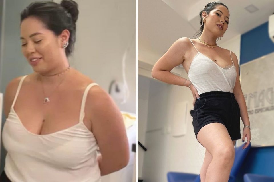 Montagem com fotos da maquiadora Yumi Misuqui