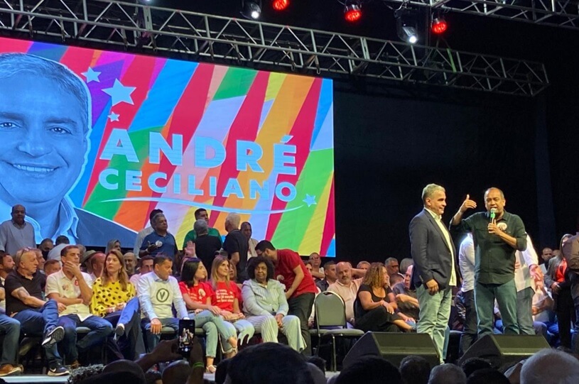 Lançamento da pré-candidatura de André Ceciliano, do PT, ao Senado pelo Rio de Janeiro