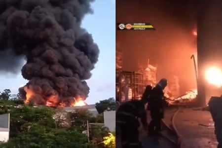 incendio fabrica de plasticos guarulhos