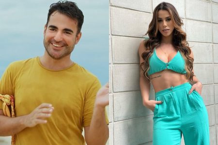 Montagem com fotos de Matheus Pires e Larissa Tomásia