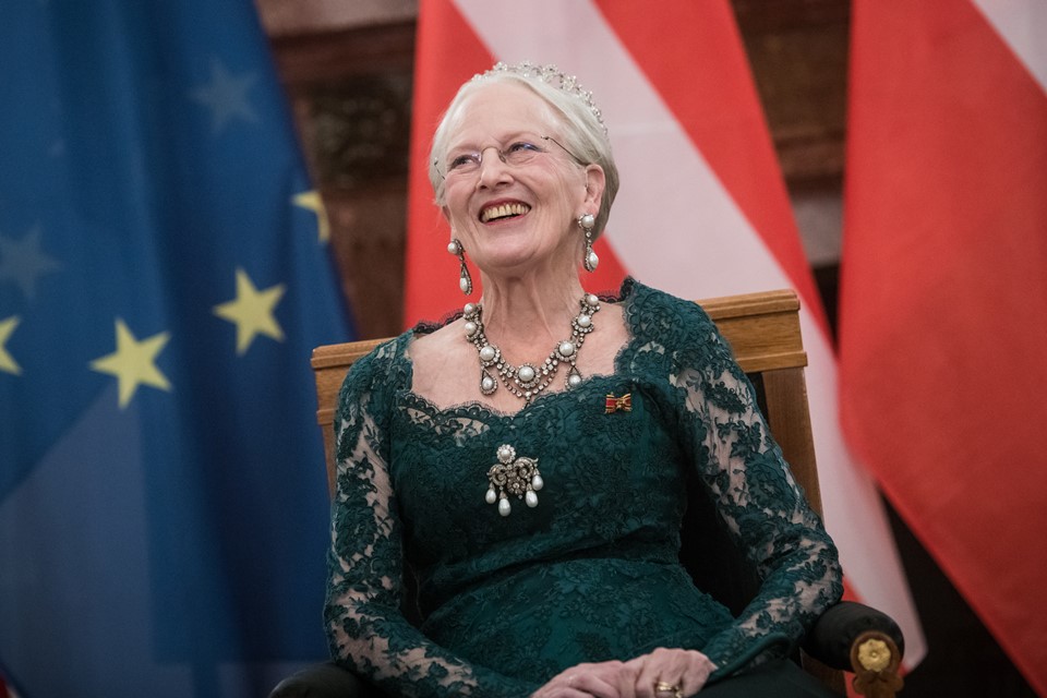 Foto colorida. Rainha Margrethe