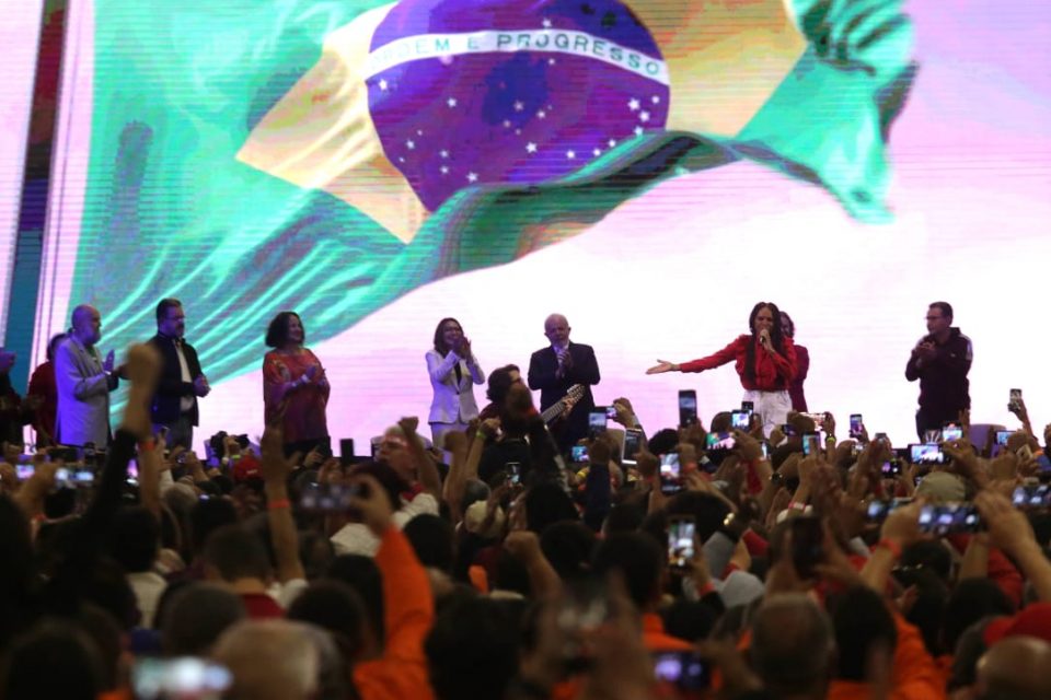 lançamento da chapa Lula-Alckmin