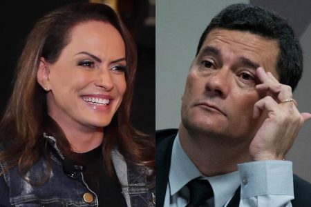 Núbia Oliiver e Sergio Moro