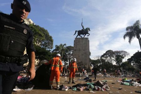 Objetivo da operação é combater o tráfico de drogas na Praça Princesa Isabel, no centro da capital paulista, nova localização da cracolândia
