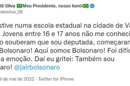 deputada ale silva escola bolsonaro