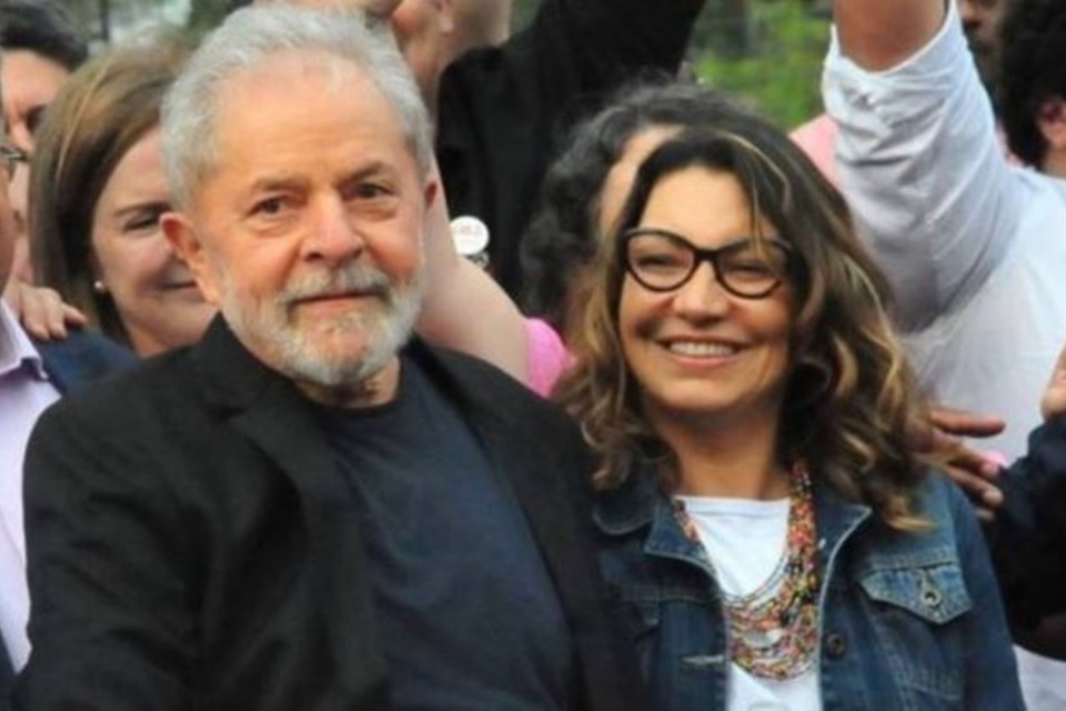 Lula e Rosângela Silva (Foto: Portal Baré)