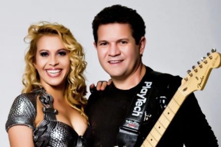 Foto colorida de Ximbinha e Joelma - Metrópoles