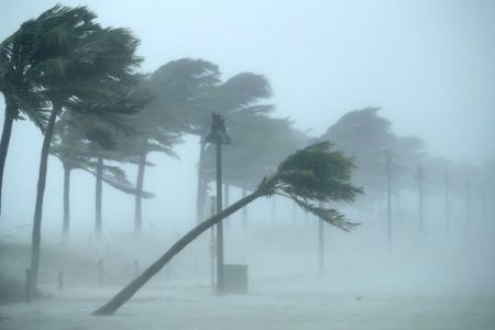 Tempestade atinge praia