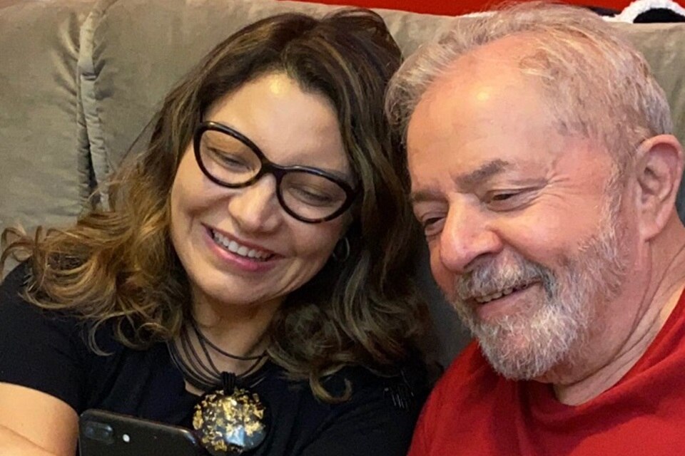 Rosângela Silva e Lula (Reprodução: G1)