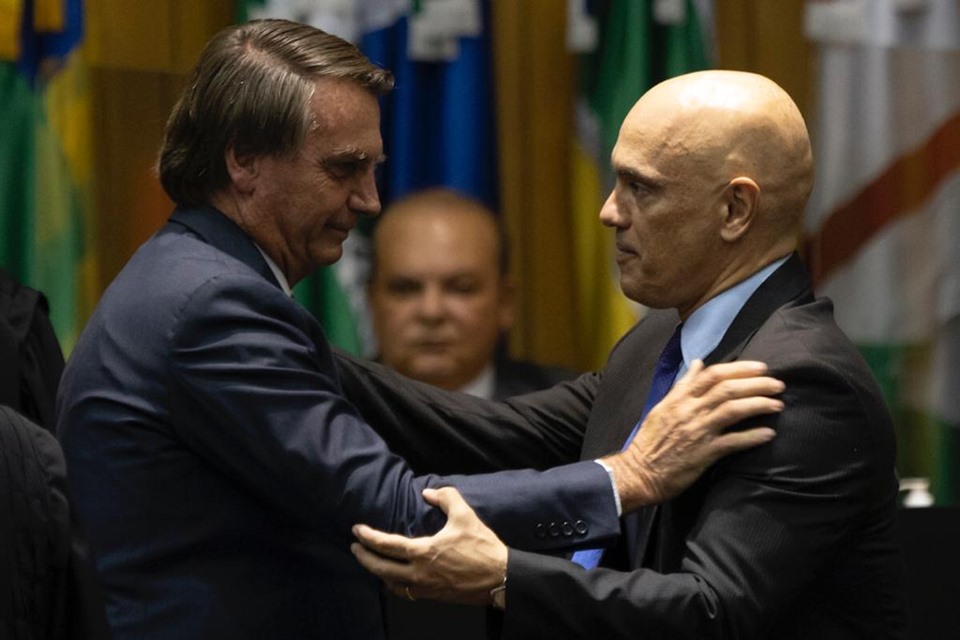 STF Jair Bolsonaro e Alexandre de Moraes