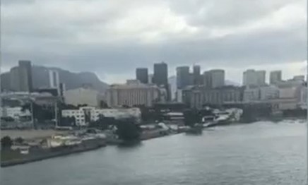 avião arremete no rio de janeiro