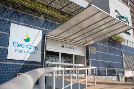 Fachada da Eletrobras/Eletronorte em shopping na Asa Norte, Brasília - Metrópoles