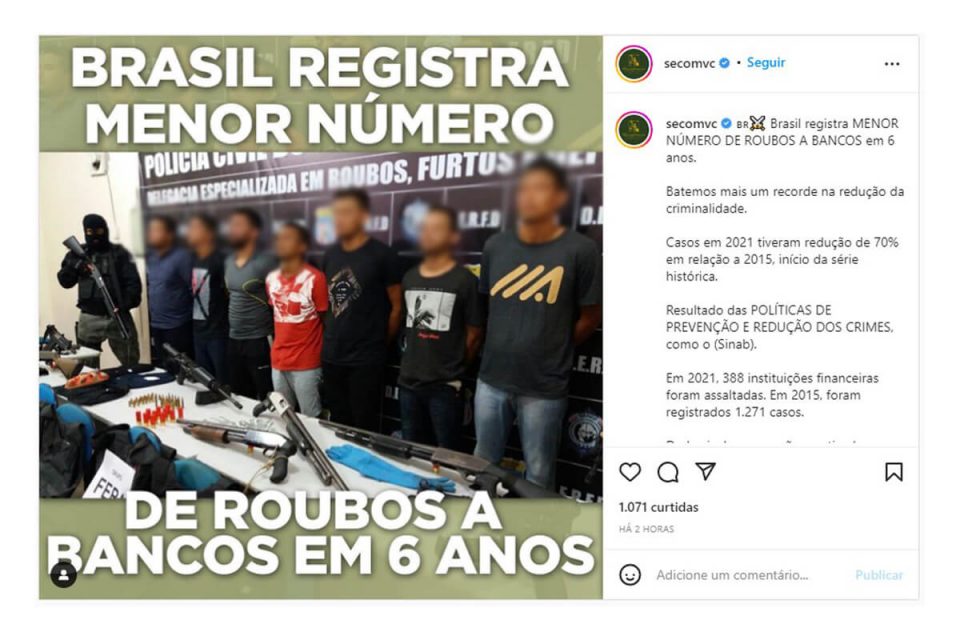 Planalto divulga foto de presos e viola Lei de Abuso de Autoridade