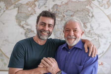 Lula e Marcelo Freixo