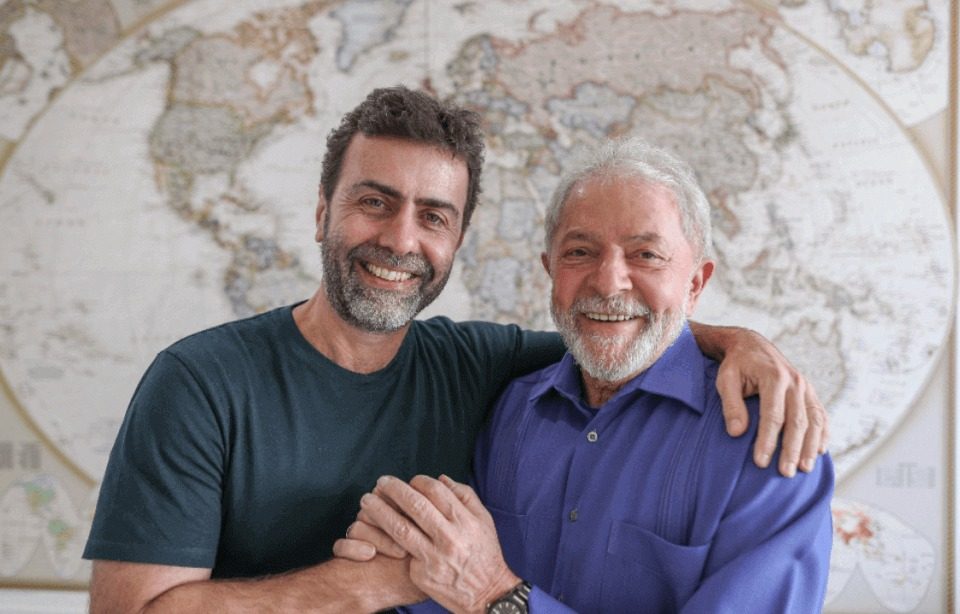 Lula e Marcelo Freixo