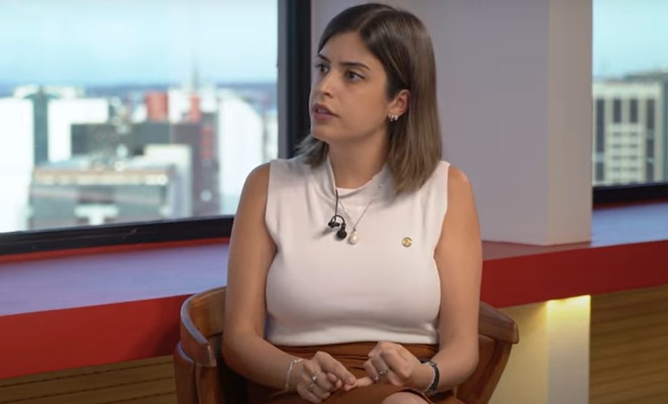 A deputada Tabata Amaral, do PSB-SP, durante entrevista concedida na sede do Metrópoles, em Brasília