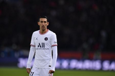 Imagem colorida de Di María pelo PSG