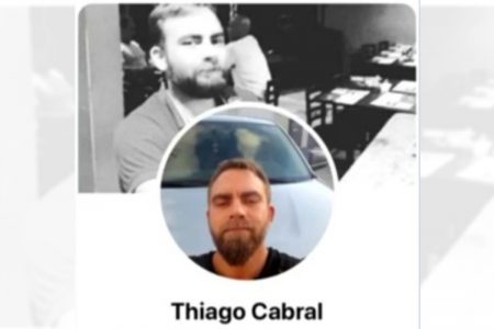 Thiago Cabral, goiano preso nos Estados Unidos por atos de homofobia e racismo contra pessoas de Quirinópolis (GO)