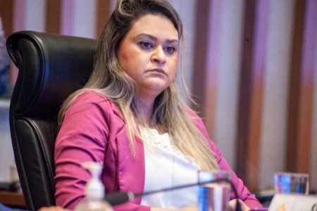 Alinne Marques, advogada presa em operação da polícia durante sessão na Câmara Legislativa do Distrito Federal - Metrópoles