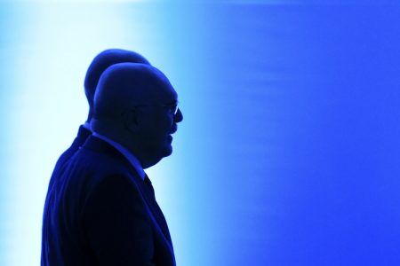 Milton Ribeiro, ministro da Educação durante evento no palacio do planalto