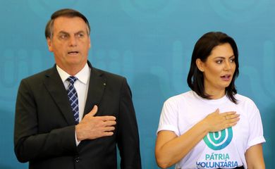 Jair e Michelle Bolsonaro