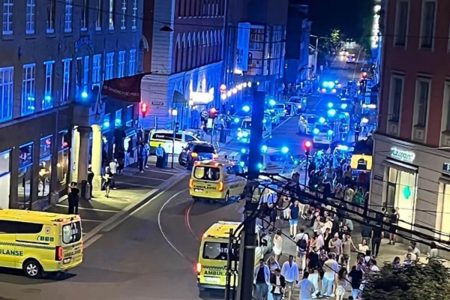tiroteio em Oslo Noruega