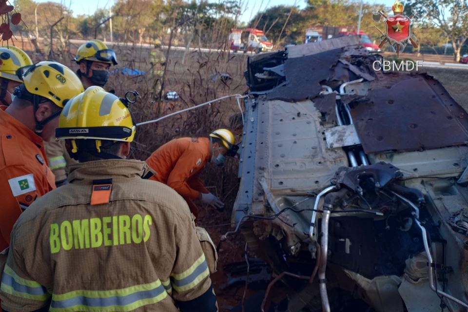 Acidente próximo ao Palácio do Jaburu