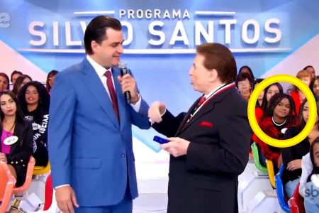 Silvio Santos deputado bolsonarista menina fazendo l do lula