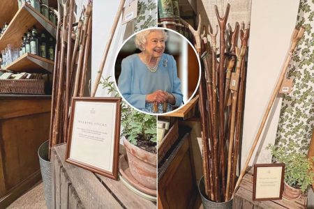Rainha Elizabeth começa a vender bengalas na Inglaterra