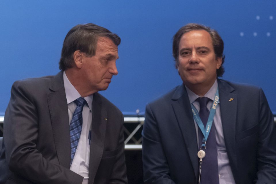 Pedro Duarte Guimarães presidente da caixa economica federal conversa com presidente Jair Bolsonaro