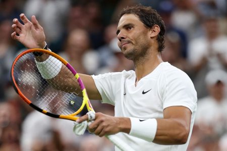Foto colorida de Rafael Nadal