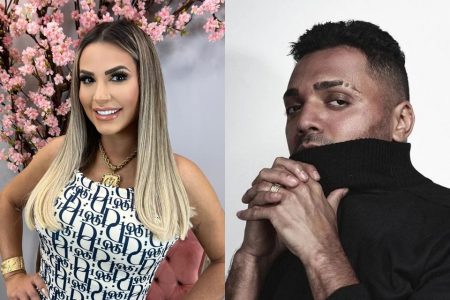 Montagem com fotos da advogada e influencer Deolane (esquerda) e o humorista Tirullipa (direita) - Metrópoles