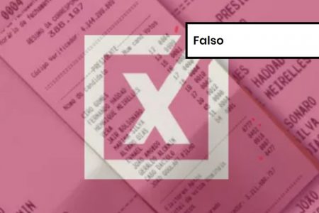 Imagem colorida de post falso sobre boletim de urna emitido nas eleições de 2018