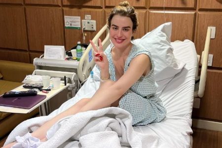 Fernanda Keulla no hospital