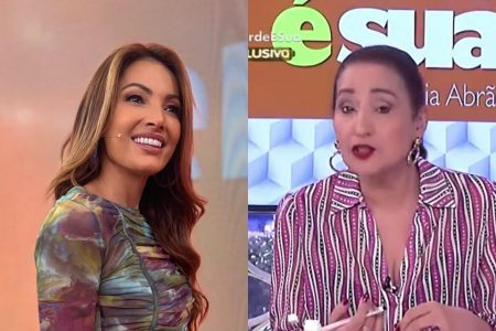 Patrícia Poeta e Sonia Abrão