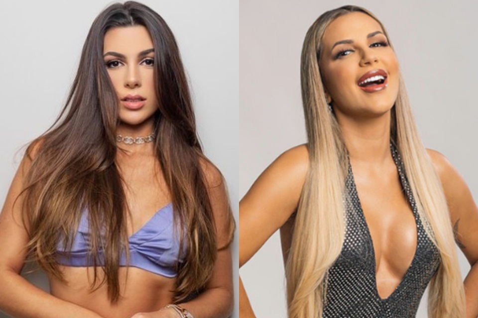 Pétala Barreiros e Deolane Bezerra estão em A Fazenda (Reprodução/Montagem Metrópoles)