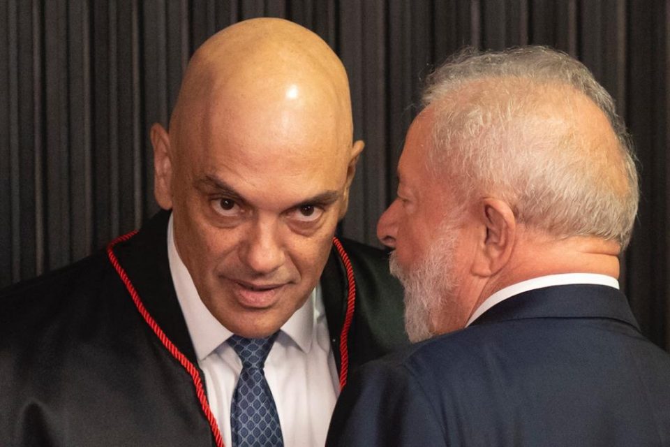Lula e Alexandre de Moraes STF
