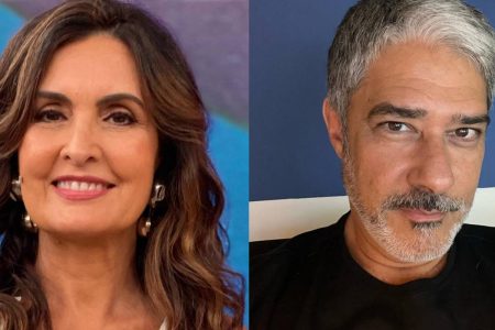Foto colorida de Fátima Bernardes e Willian Bonner- Metrópoles