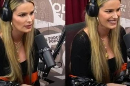 Foto colorida de Yasmin Brunet