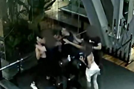 Agressão em academia de shopping de Luxo, em São Paulo