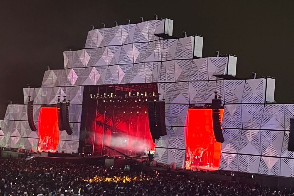 Palco Mundo Rock in Rio em foto colorida - Metrópoles