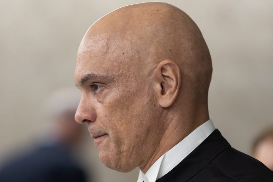 Ministro Alexandre de Moraes durante cerimônia de posse da ministra Rosa Weber para a Presidência do STF e Luís Roberto Barroso, assume a vice-presidência do supremo